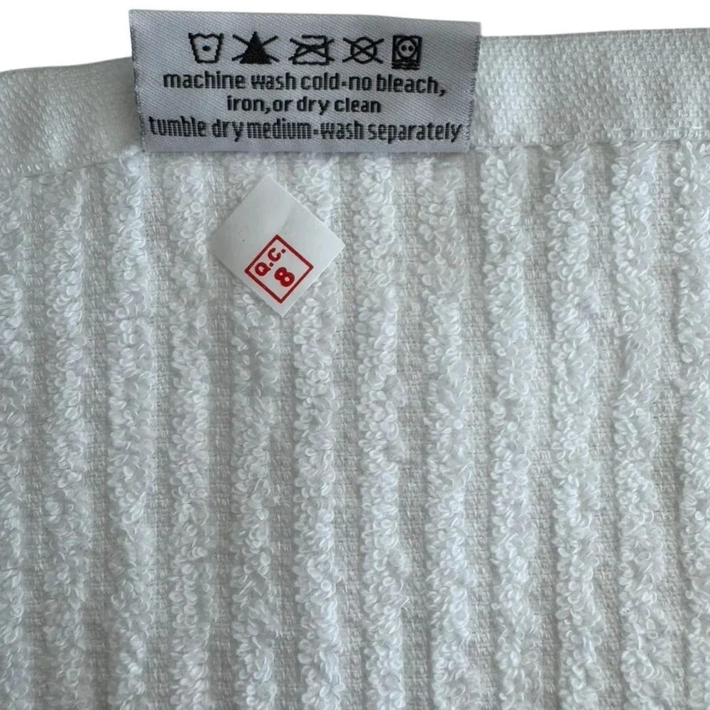 Innisbrook White Tennis Pickleball Towel with Blue Stripes and Innisbrook Logo